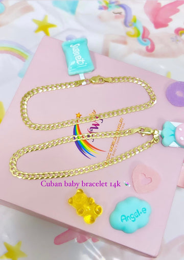 Cuban bracelet 14k