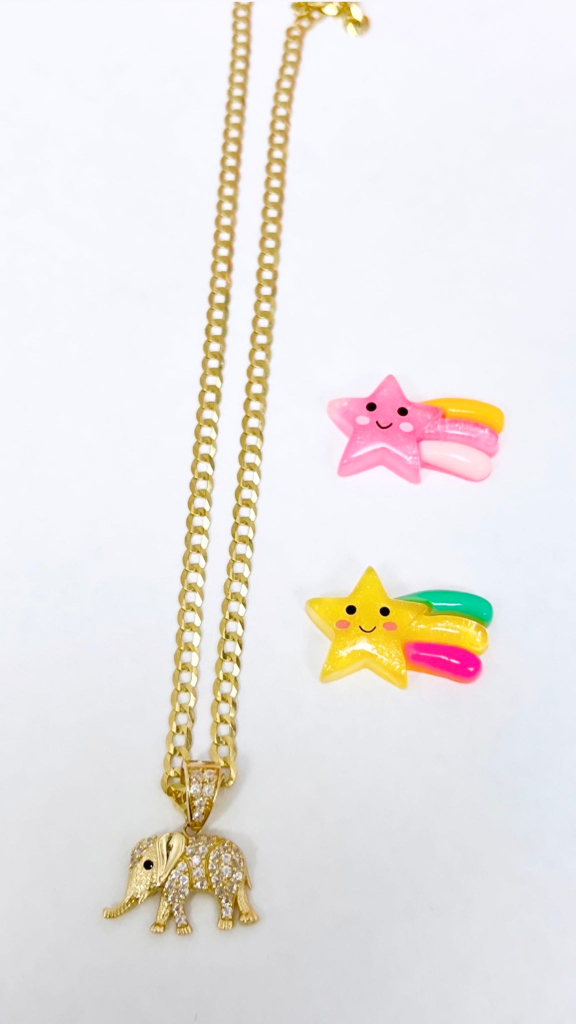 Cuban Chain and pendant 14k