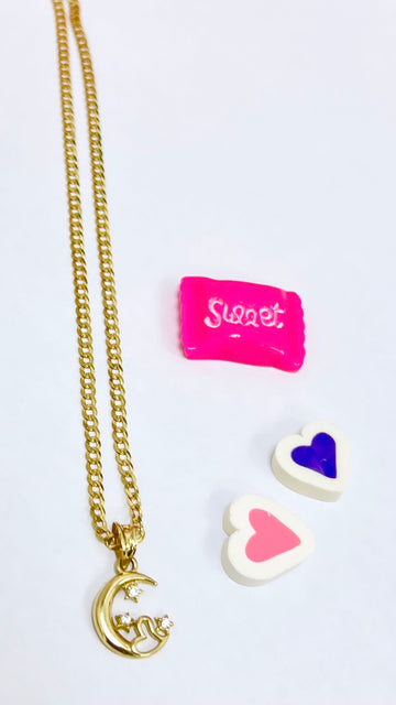 Cuban chain and pendant 14k