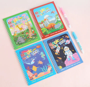 Children’s cartoon magic water painting