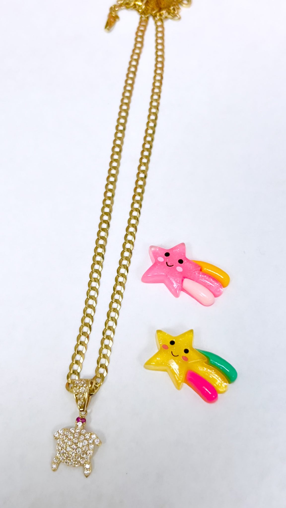 Cuban Chain and pendant 14k