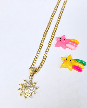 Chain and pendant 14k