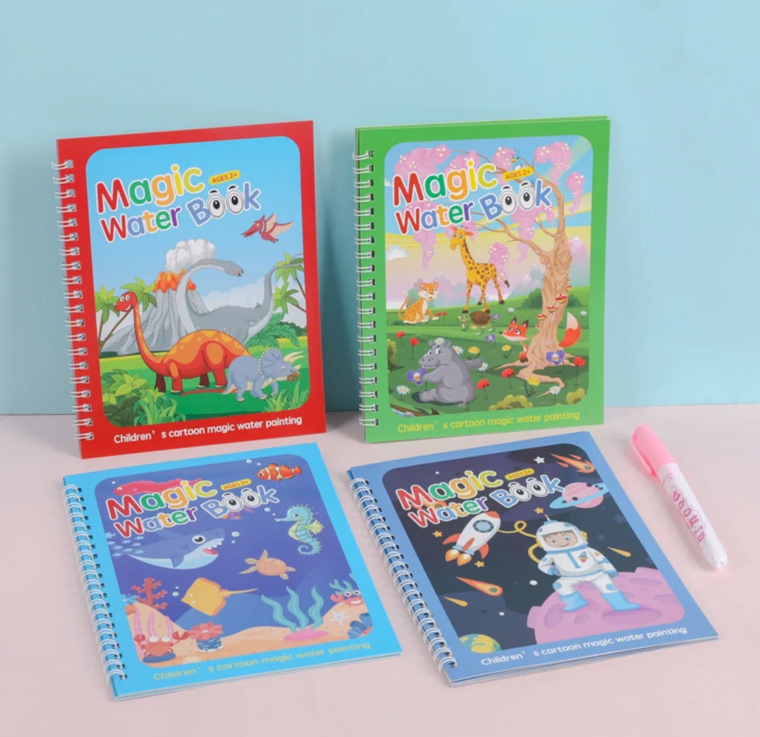 Children’s cartoon magic water painting