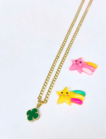 Cuban Chain and pendant 14k
