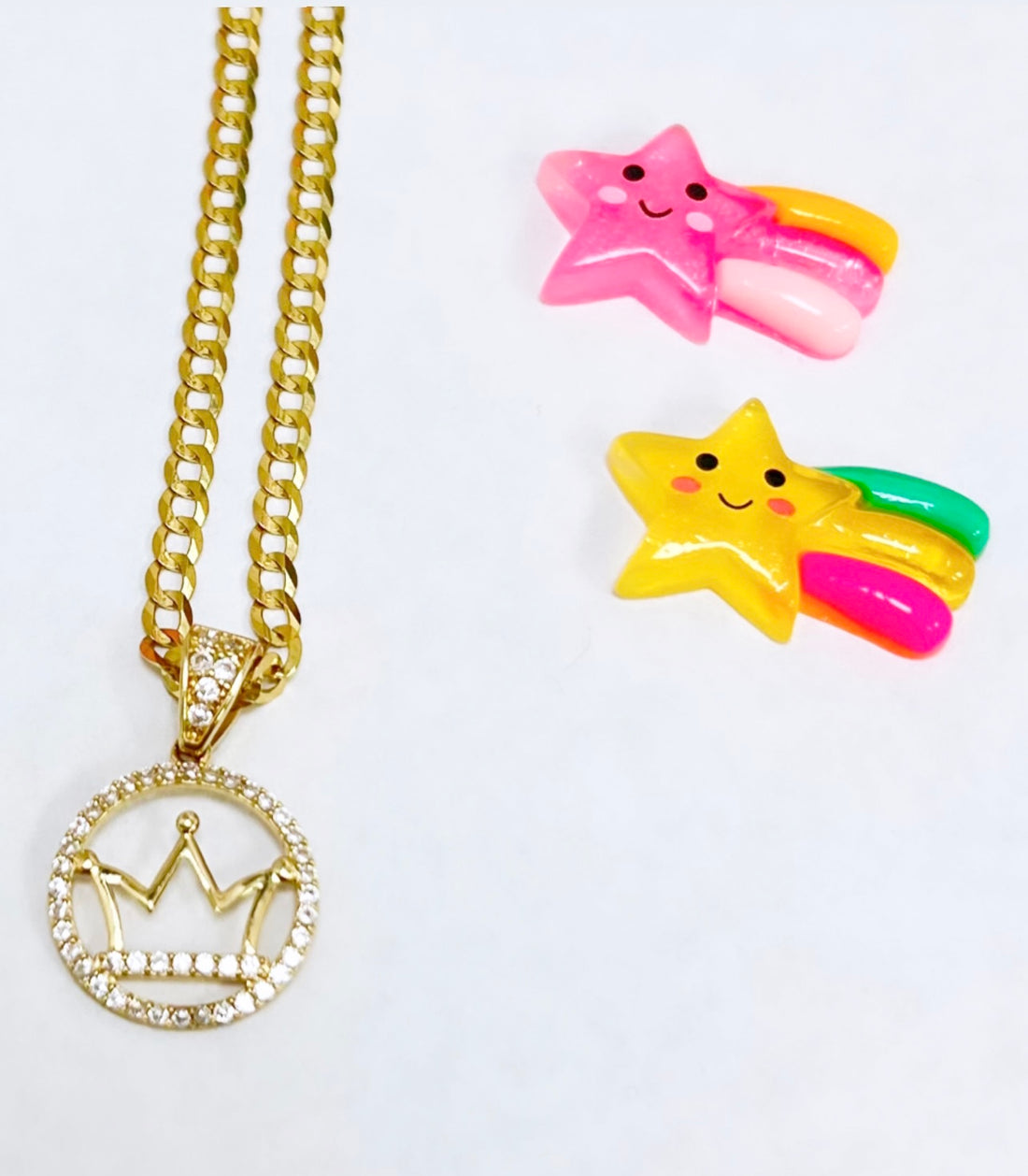 Cuban Chain and pendant 14k