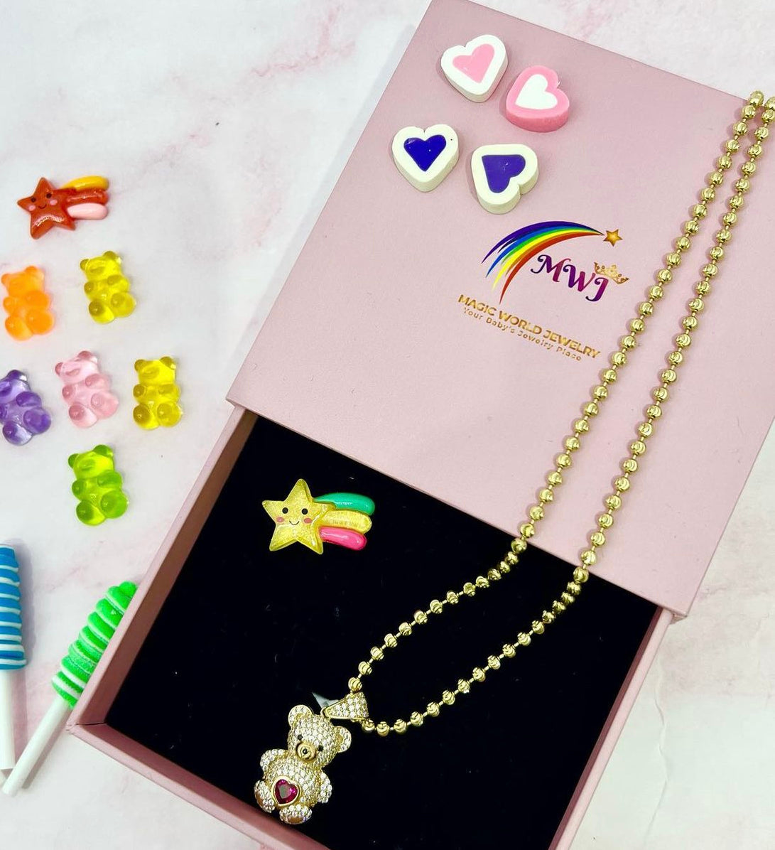 Chain and pendant 14k